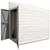 Arrow 4 x 7 ft. Double Door Steel Storage Shed, Eggshell