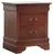 Passion Furniture Louis Philippe 2-Drawer Cherry Nightstand