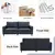 Diniro  Sofa and Loveseat Sets PU Leather Upholstered Couch