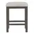Besthom Shades of Gray 24 in. Gray Backless Wood Frame Stool with Seat