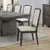 Besthom Cali Gray And Brown Side Chair (Set Of 2)