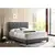 Passion Furniture Suffolk Gray Queen Panel Bed