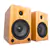 Kanto YU6 Powered Bookshelf Speakers - Bamboo
