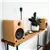 Kanto YU6 Powered Bookshelf Speakers - Bamboo