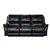 Reggio Reclining Sofa and Loveseat in Charcoal by Lifestyle