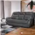 Scorpio Reclining Sofa in Gray