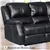 Lorraine Bel-Aire Leather 7-Seater Reclining Sectional in Ebony
