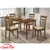 Robles 5-piece Rectangular Dining Table Set - Chestnut