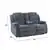 Crawford Luxury Recliner Loveseat in Gray - Bundle of 2