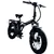 GoTyger 500W 36V 20” 4.0 Fat Tire Foldable eBike - Black