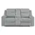 Buntington DBL Reclining Loveseat w/Console in Pewter