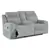 Buntington DBL Reclining Loveseat w/Console in Pewter