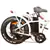 DJ Bikes Folding eBike Step Thru - White