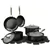 12-Piece Culinary Utility Array with Enhanced Surface Tech.