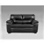 Austin Sofa, Loveseat & Reclining Chair in Black
