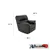 Austin Sofa, Loveseat & Reclining Chair in Black