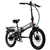 GoTrax Z4 LITE Folding eBike w/ 25mi Max Operating Range and 20mph Max Speed - Black