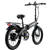 GoTrax Z4 LITE Folding eBike w/ 25mi Max Operating Range and 20mph Max Speed - Black
