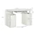 Home Office Desk and Ergonomic Mesh Chair Set with Ample Storage