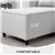 Modern Comfortable Sectional with Solid Wood Frame & Thick Cushions