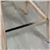 Solid Wood Stools with 4.7' Upholstered Padding & Steel Footrest, Set2