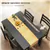 5-Pcs Dining Set with Solid Wood Legs & Comfort Upholstered Chairs