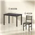 5-Pcs Dining Set with Solid Wood Legs & Comfort Upholstered Chairs