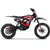 MotoTec 60v Pro Electric Dirt Bike 2000w Lithium Red