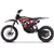 MotoTec 60v Pro Electric Dirt Bike 2000w Lithium Red