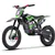 MotoTec 60v Pro Electric Dirt Bike 2000w Lithium Green