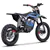 MotoTec 60v Pro Electric Dirt Bike 2000w Lithium Blue