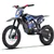 MotoTec 60v Pro Electric Dirt Bike 2000w Lithium Blue