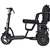 MotoTec Folding Mobility Electric Trike 48v 700w Dual Motor Lithium Bl