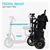 MotoTec Folding Mobility Electric Trike 48v 700w Dual Motor Lithium Bl