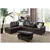 Comfortable 3-Piece Faux Leather Sectional Sofa – Solid Wood Frame, Br