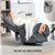 Manual Swivel Rocker Recliner Chair with Linen Fabric & Extra Padding