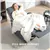 Manual Swivel Rocker Recliner Chair with Linen Fabric & Extra Padding