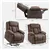 Massage Recliner with Heat & Power Lift – Oversized Velvet Chair, USB