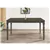 Elegant Rustic Dining Set – Turned-Leg Table with Upholstered Chairs