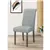 Elegant Rustic Dining Set – Turned-Leg Table with Upholstered Chairs