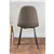 Ergonomic Modern Glass Dining Set with Quilted Chairs & Chrome Base
