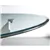 Ergonomic Modern Glass Dining Set with Quilted Chairs & Chrome Base