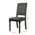 Sturdy 7-Piece Wood Dining Set with Upholstered Chairs & Nailhead Trim
