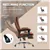 Executive 6-Point Massage Office Chair with Heat, Footrest & Recline
