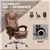 Executive 6-Point Massage Office Chair with Heat, Footrest & Recline