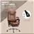 Executive 6-Point Massage Office Chair with Heat, Footrest & Recline