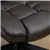 Heated 6-Point Massage Office Chair, Reclining Padded Leather Comfort