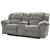 Allure Gray Motion Reclining Sofa and Loveseat