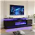 Modern 70' TV Stand for TVs up to 80' with Electric Fireplace & Shelve