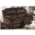 Toledo 2-Piece Modern Motion Sofa Set in Chocolate Padded Suede